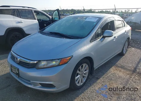 2012 Honda Civic Ex z USA, uszkodzony, nr VIN 2HGFB2F81CH516334